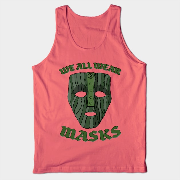 Masks Tank Top by rexthinks